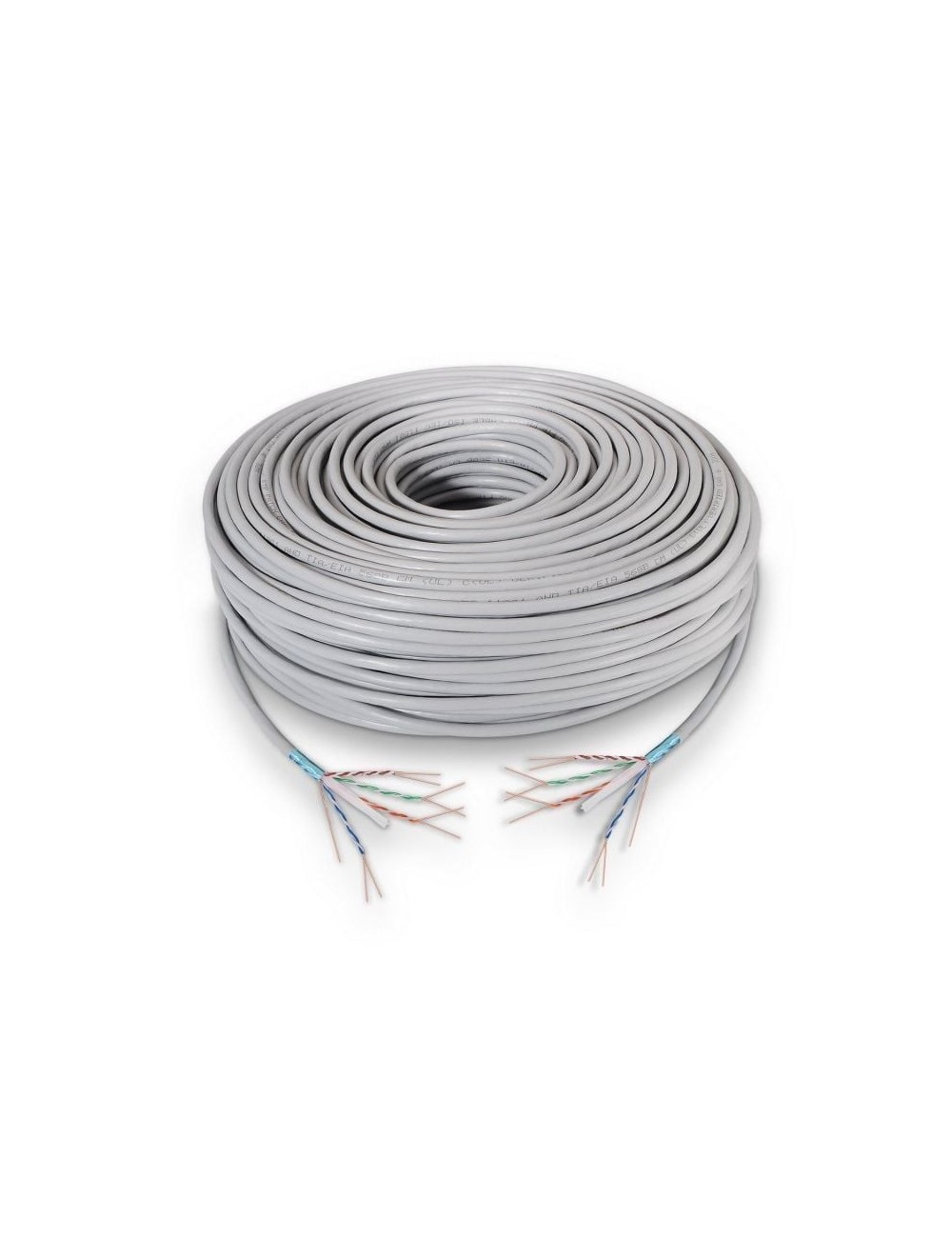 Bobina de Cable RJ45 FTP Aisens A136-0281 Cat.6/ 100m/ Gris