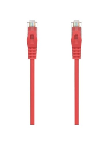 Cable de Red RJ45 AWG24 UTP Aisens A145-0556 Cat.6A/ LSZH/ 25cm/ Rojo