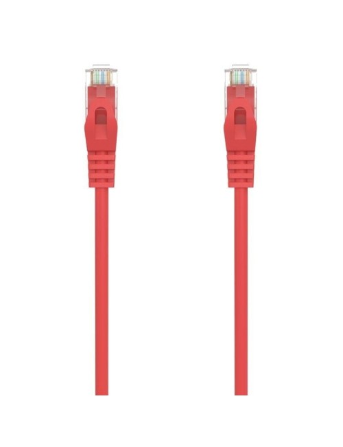 Cable de Red RJ45 AWG24 UTP Aisens A145-0556 Cat.6A/ LSZH/ 25cm/ Rojo
