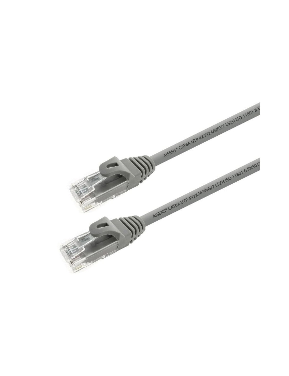 Cable de Red RJ45 UTP Aisens A145-0330 Cat.6A/ 10m/ Gris