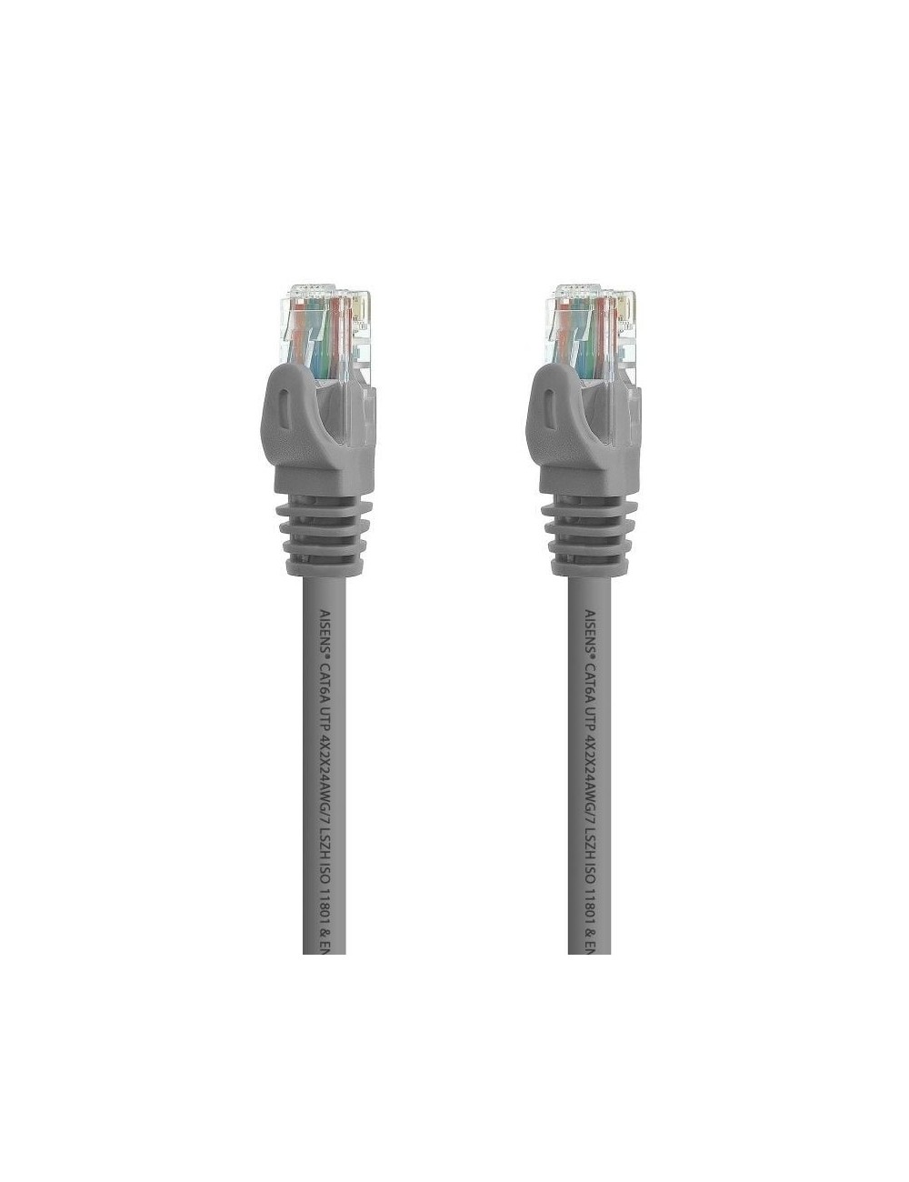 Cable de Red RJ45 UTP Aisens A145-0331 Cat.6A/ 15m/ Gris