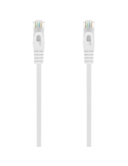 Cable de Red RJ45 AWG24 UTP Aisens A145-0594 Cat.6A/ LSZH/ 1m/ Blanco
