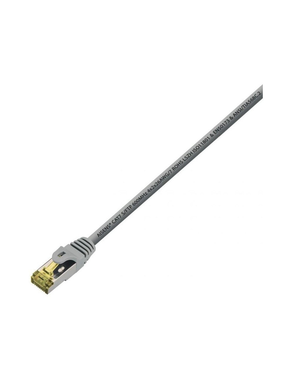 Cable de Red RJ45 S/FTP Aisens A146-0333 Cat.7/ 50cm/ Gris