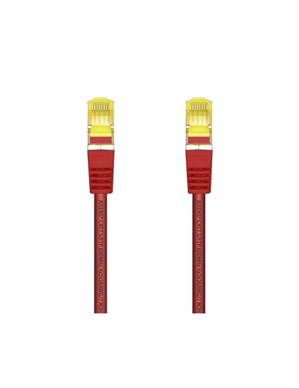 Cable de Red RJ45 SFTP Aisens A146-0471 Cat.7/ 2m/ Rojo