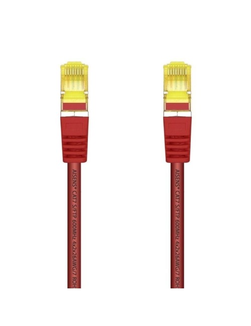 Cable de Red RJ45 SFTP Aisens A146-0471 Cat.7/ 2m/ Rojo