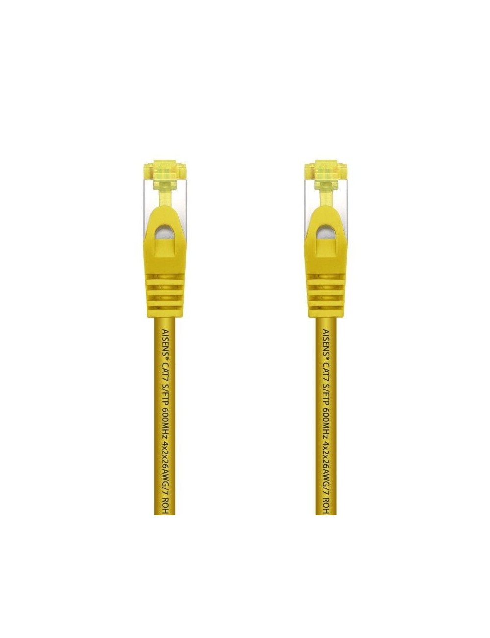 Cable de Red RJ45 SFTP Aisens A146-0472 Cat.7/ 25cm/ Amarillo