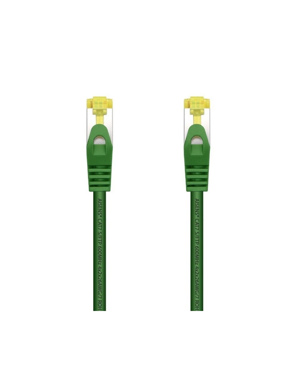Cable de Red RJ45 SFTP Aisens A146-0481 Cat.7/ 50cm/ Verde
