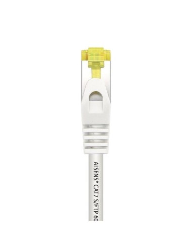 Cable de Red RJ45 SFTP Aisens A146-0490 Cat.7/ 1m/ Blanco