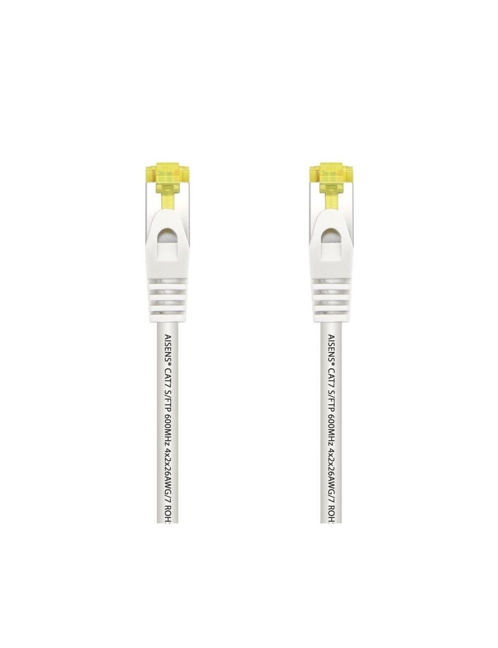 Cable de Red RJ45 SFTP Aisens A146-0491 Cat.7/ 2m/ Blanco