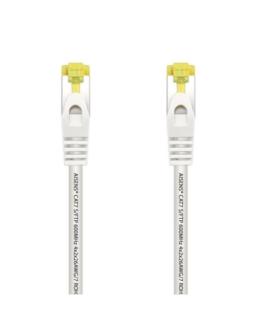 Cable de Red RJ45 SFTP Aisens A146-0491 Cat.7/ 2m/ Blanco