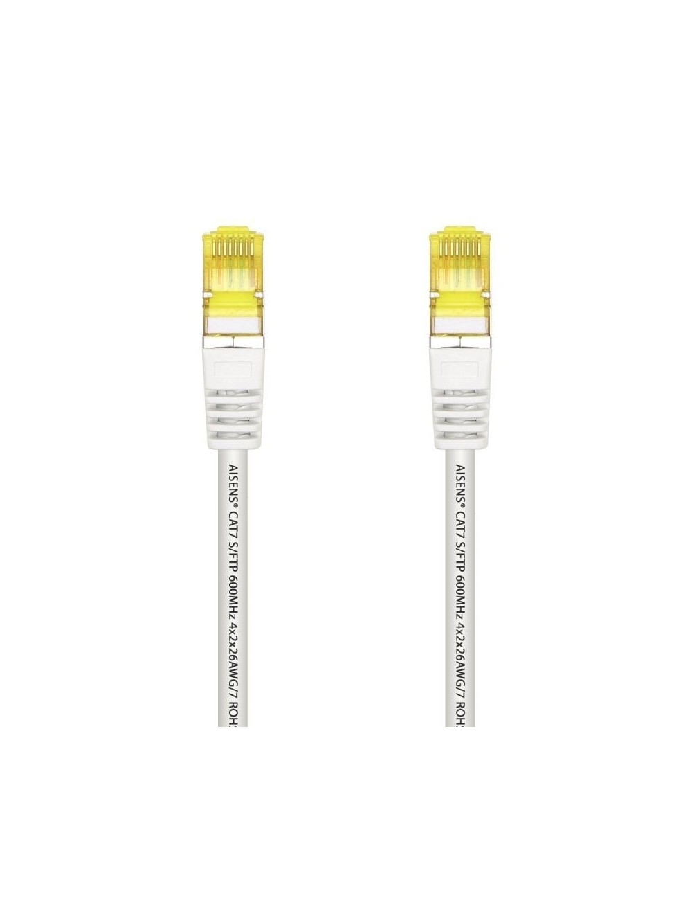 Cable de Red RJ45 SFTP Aisens A146-0491 Cat.7/ 2m/ Blanco