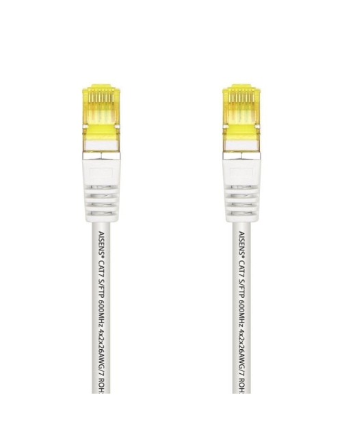 Cable de Red RJ45 SFTP Aisens A146-0491 Cat.7/ 2m/ Blanco