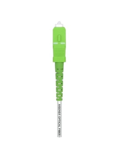 Cable de Fibra Óptica G657A2 3.0 Aisens A152-0493/ LSZH/ 1m/ Blanco