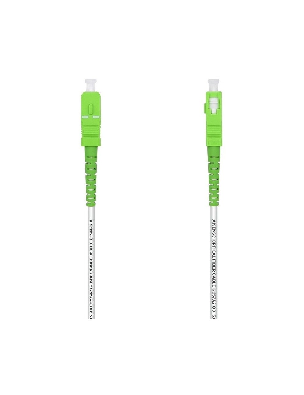 Cable de Fibra Óptica G657A2 3.0 Aisens A152-0499/ LSZH/ 15m/ Blanco