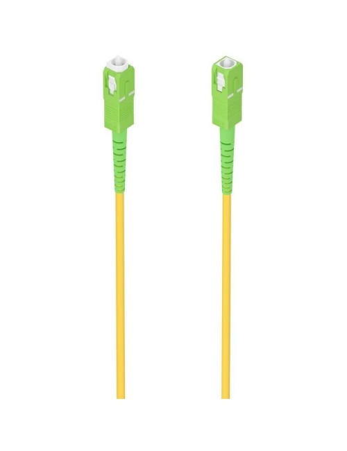 Cable de Fibra Óptica G657A2 3.0 9/125 SMF Aisens A152-0981/ LSZH/ 3m/ Amarillo