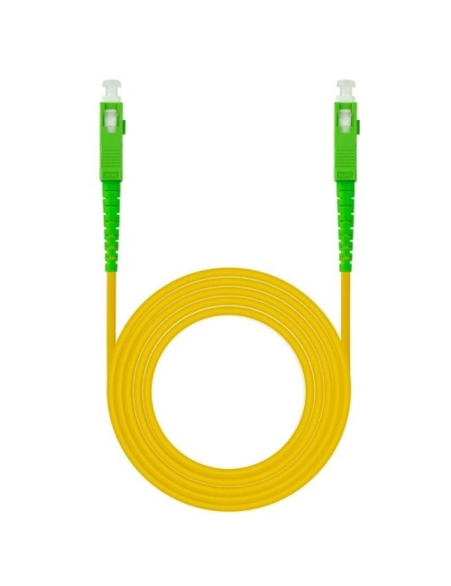 Cable de Fibra Óptica G657A2 Nanocable 10.20.0001/ LSZH/ 1m/ Amarillo