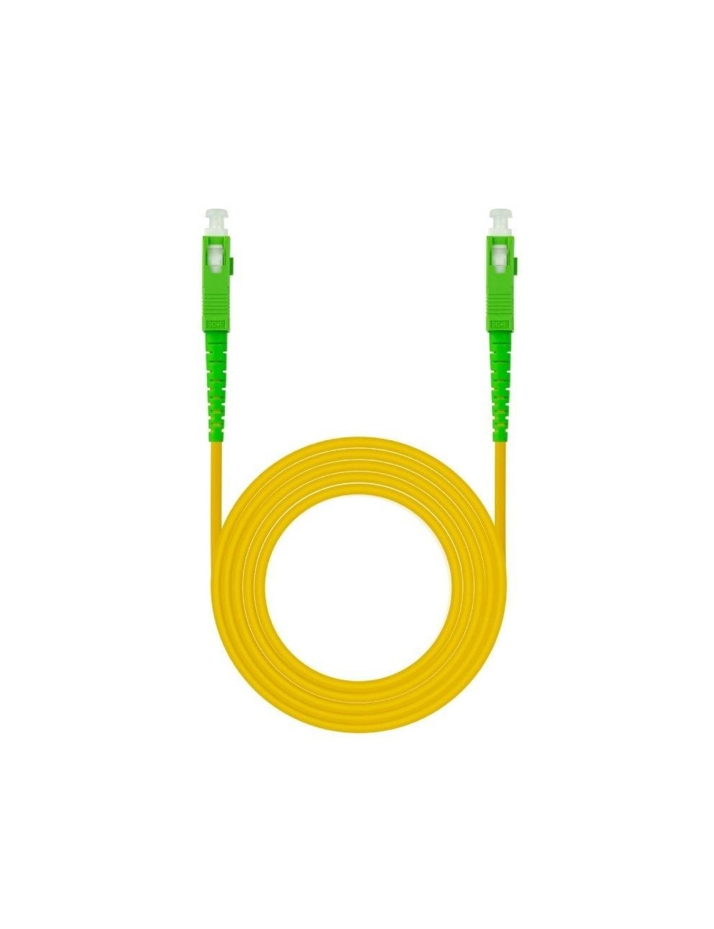 Cable de Fibra Óptica G657A2 Nanocable 10.20.0030/ LSZH/ 30m/ Amarillo