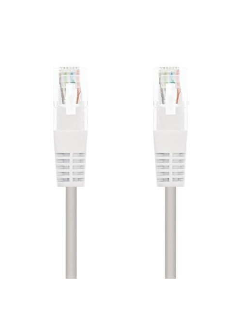 CABLE DE RED RJ45 NANOCABLE - CAT.5E - 1M - BLANC ( 10.20.0101-W )