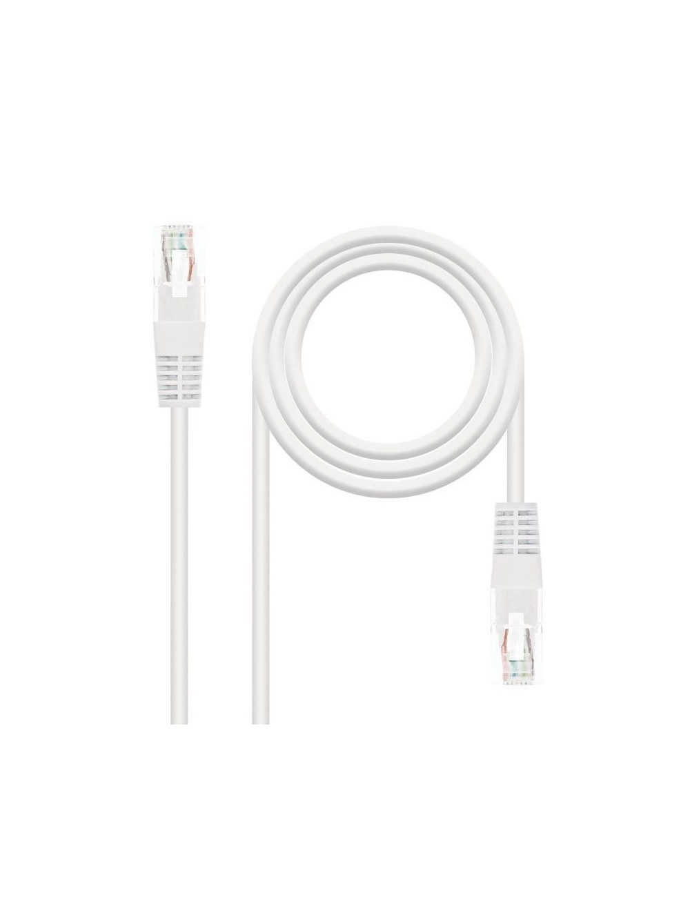 Cable de Red RJ45 UTP Nanocable 10.20.0102-W Cat.5e/ 2m/ Blanco