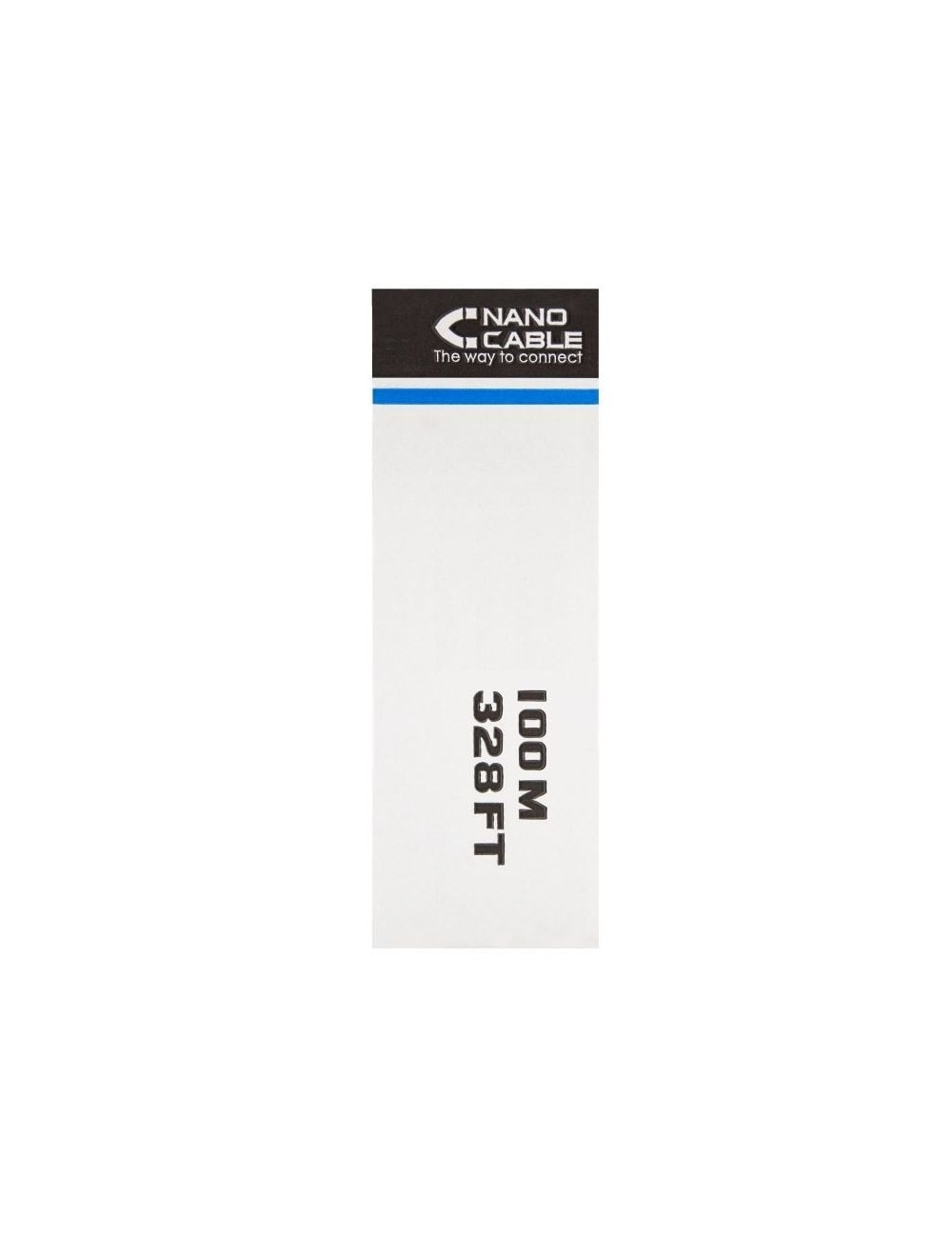 Bobina de Cable RJ45 UTP Nanocable 10.20.0302-FLEX Cat.5e/ 100m/ Gris