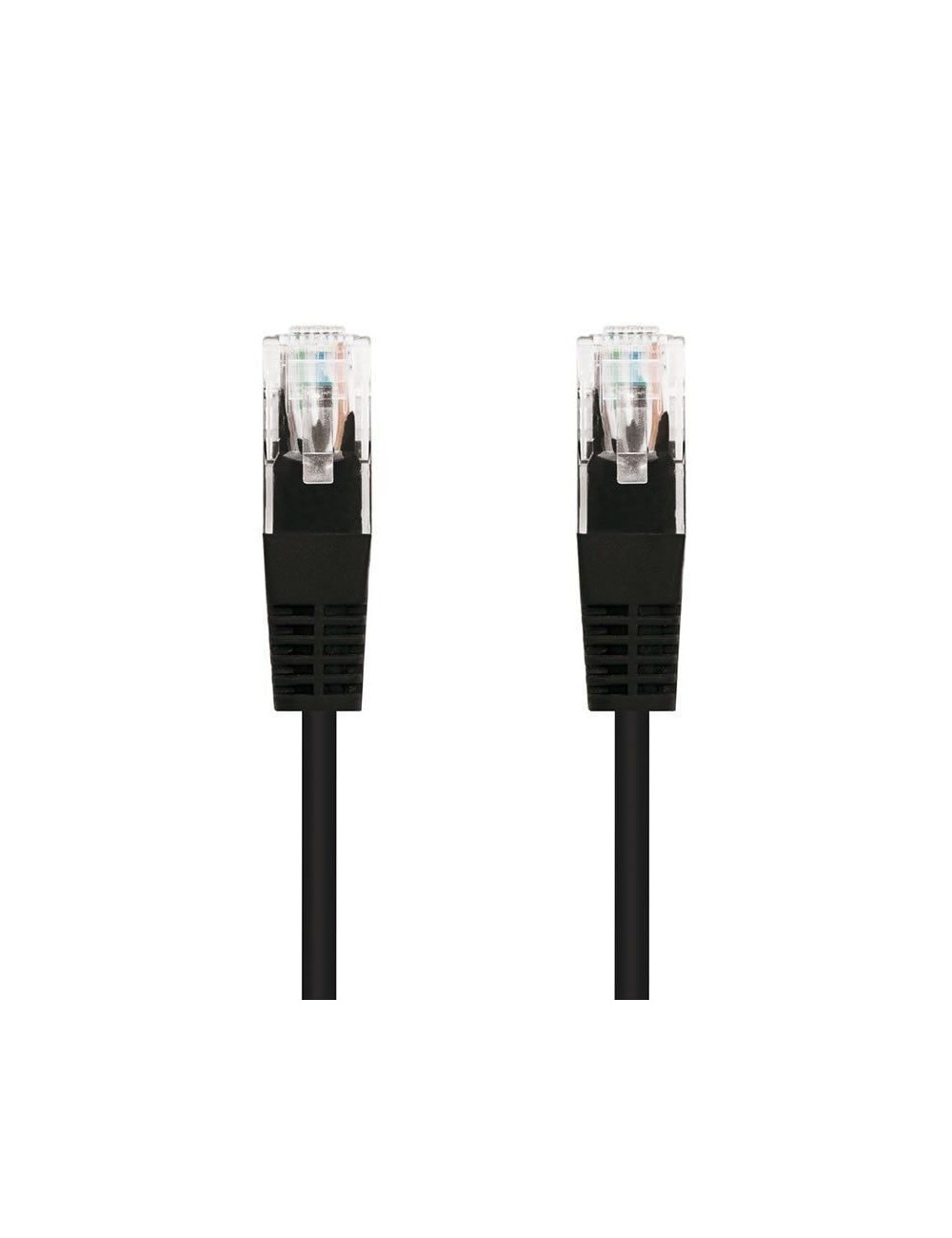 Cable de Red RJ45 UTP Nanocable 10.20.0400-BK Cat.6/ 50cm/ Negro