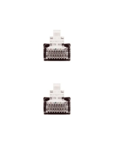 Cable de Red RJ45 UTP Nanocable 10.20.0400-BK Cat.6/ 50cm/ Negro