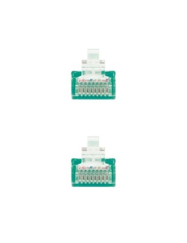 Cable de Red RJ45 UTP Nanocable 10.20.0400-L25-GR Cat.6/ 25cm/ Verde