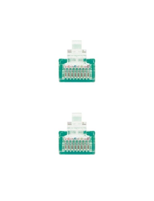 Cable de Red RJ45 UTP Nanocable 10.20.0400-L25-GR Cat.6/ 25cm/ Verde