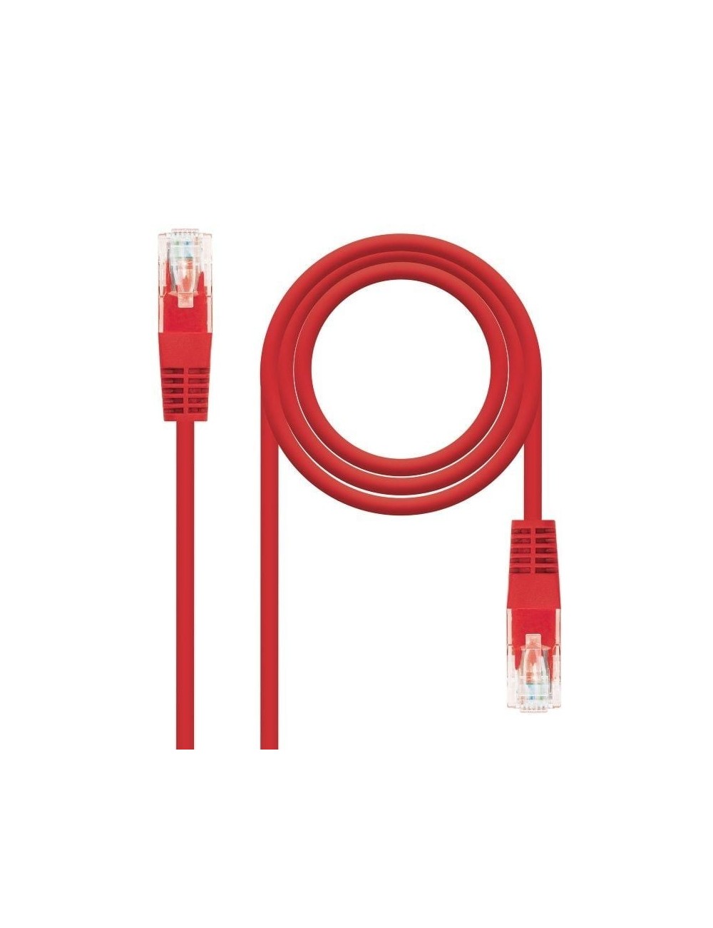 Cable de Red RJ45 UTP Nanocable 10.20.0400-L25-R Cat.6/ 25cm/ Rojo