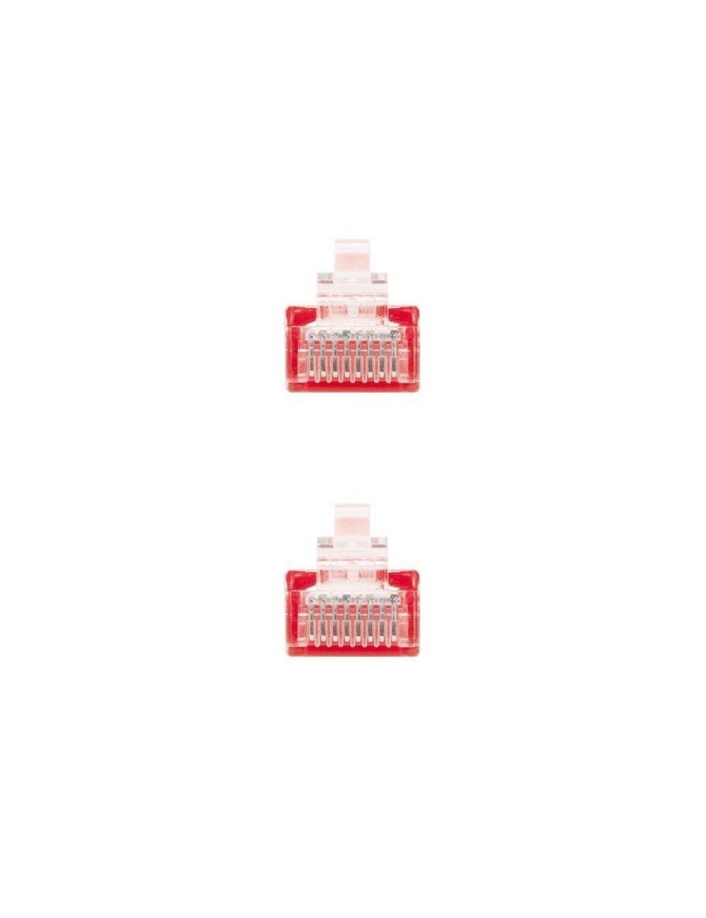 Cable de Red RJ45 UTP Nanocable 10.20.0400-L25-R Cat.6/ 25cm/ Rojo