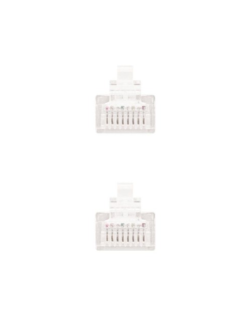Cable de Red RJ45 UTP Nanocable 10.20.0400-L25-W Cat.6/ 25cm/ Blanco