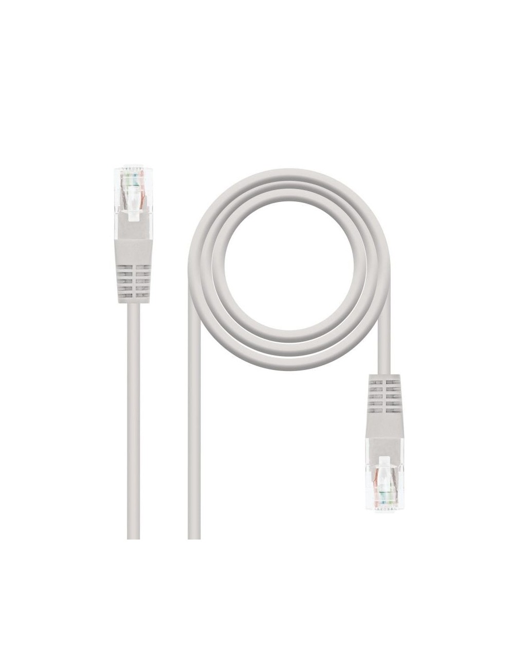 Cable de Red RJ45 UTP Nanocable 10.20.0400-L30 Cat.6/ 30cm/ Gris