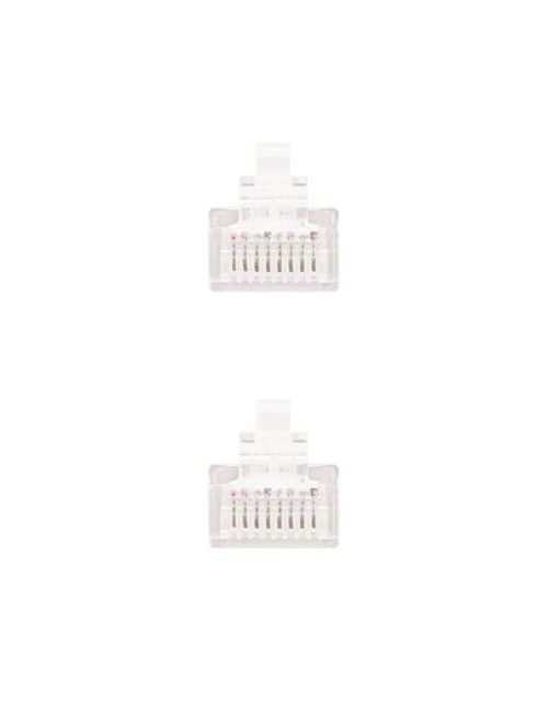Cable de Red RJ45 UTP Nanocable 10.20.0400-W Cat.6/ 50cm/ Blanco