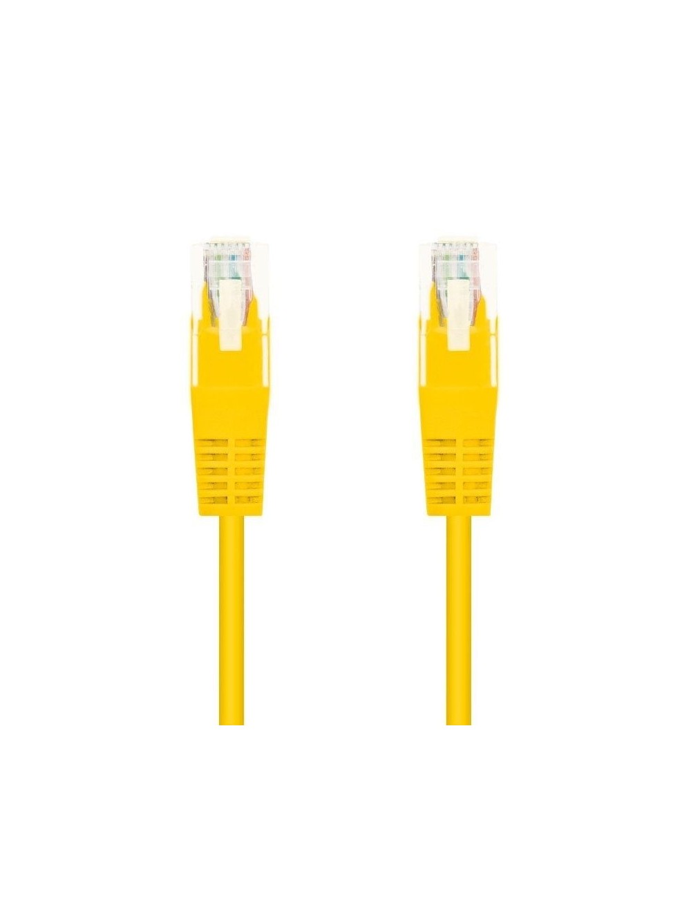 Cable de Red RJ45 UTP Nanocable 10.20.0400-Y Cat.6/ 50cm/ Amarillo