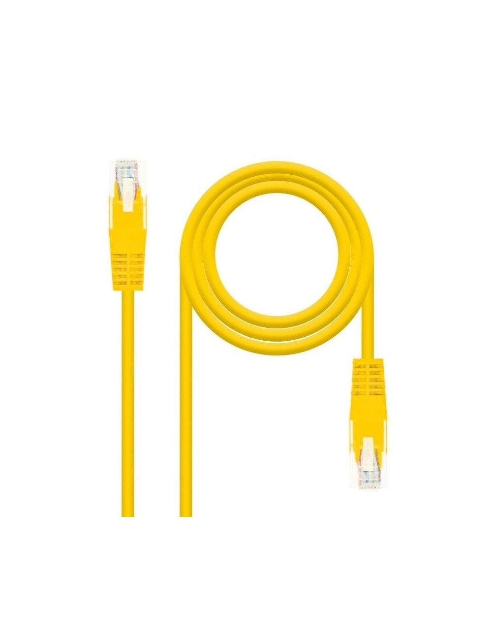 Cable de Red RJ45 UTP Nanocable 10.20.0400-Y Cat.6/ 50cm/ Amarillo