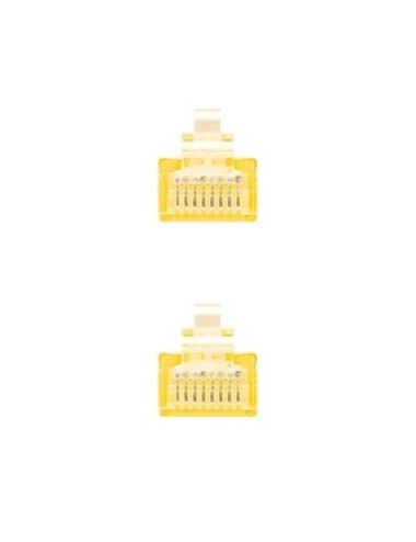 Cable de Red RJ45 UTP Nanocable 10.20.0400-Y Cat.6/ 50cm/ Amarillo