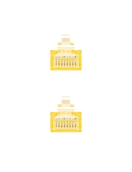 Cable de Red RJ45 UTP Nanocable 10.20.0400-Y Cat.6/ 50cm/ Amarillo