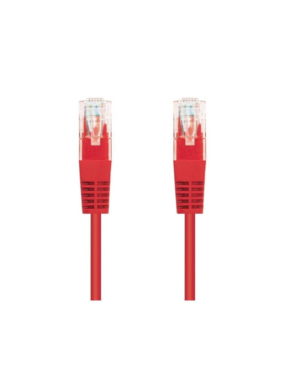 Cable de Red RJ45 UTP Nanocable 10.20.0401-R Cat.6/ 1m/ Rojo