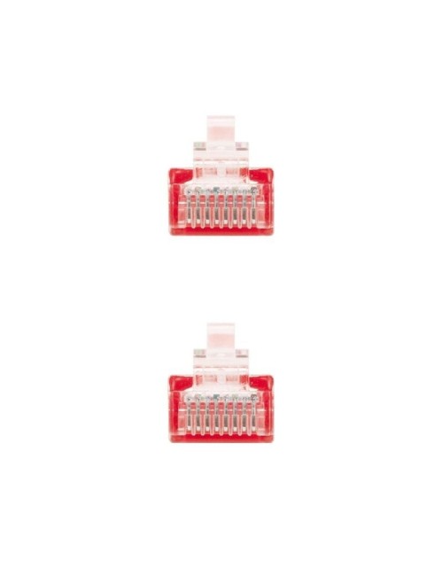 Cable de Red RJ45 UTP Nanocable 10.20.0401-R Cat.6/ 1m/ Rojo