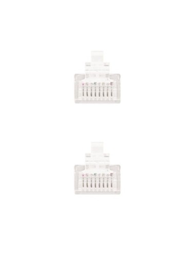 Cable de Red RJ45 UTP Nanocable 10.20.0401-W Cat.6/ 1m/ Blanco