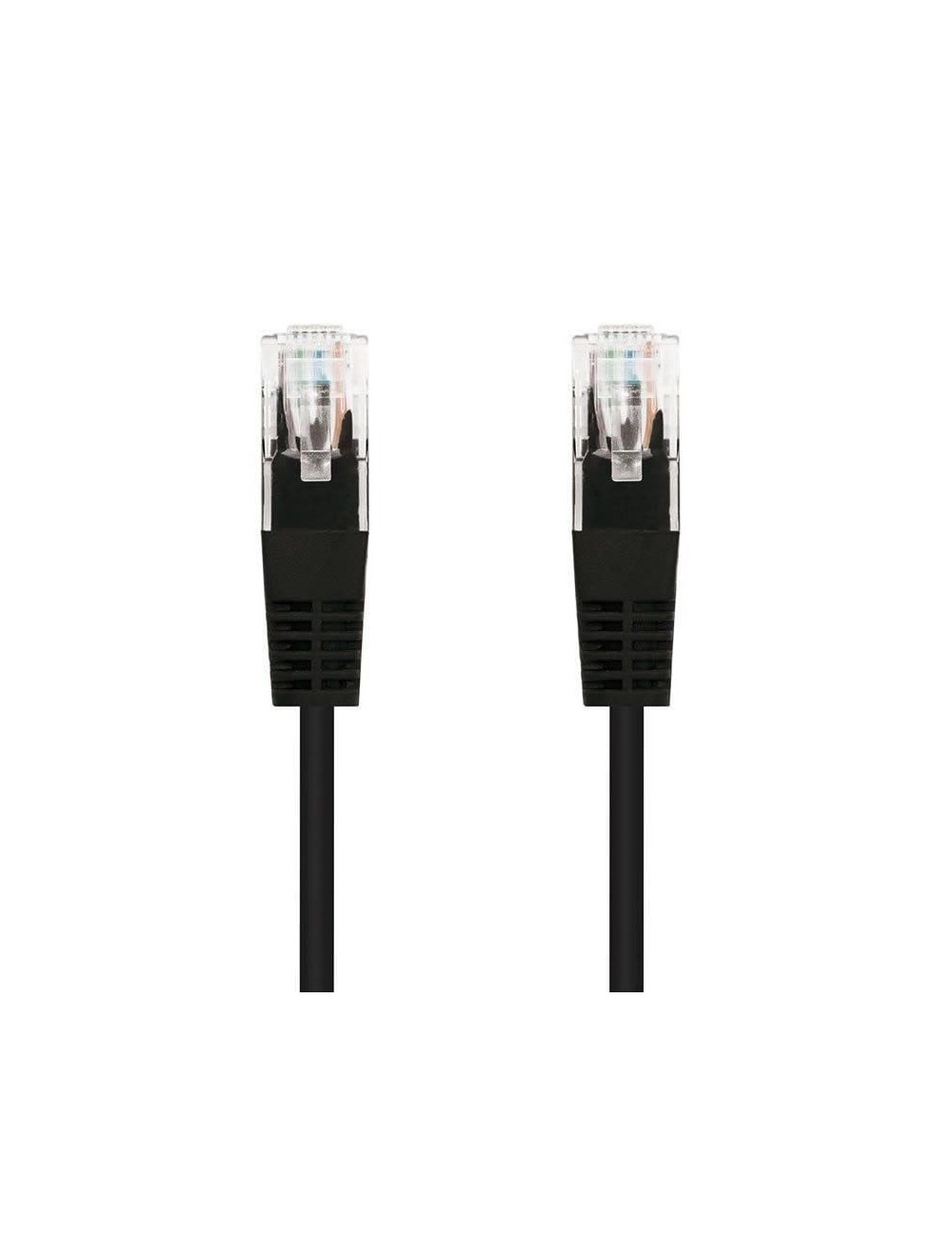 Cable de Red RJ45 UTP Nanocable 10.20.0402-BK Cat.6/ 2m/ Negro