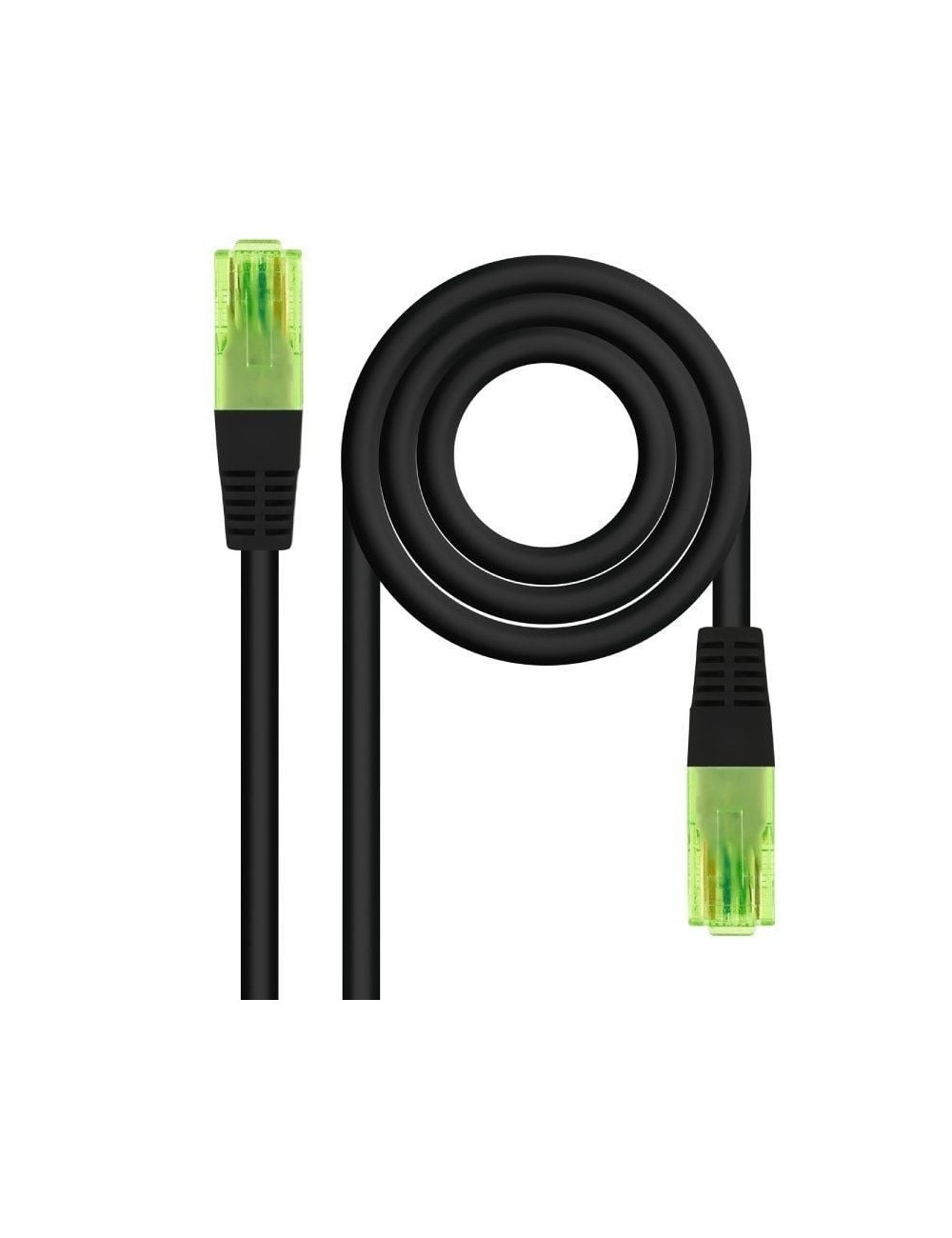 Cable de Red RJ45 UTP Nanocable 10.20.1401-BK Cat.6/ 1m/ Negro