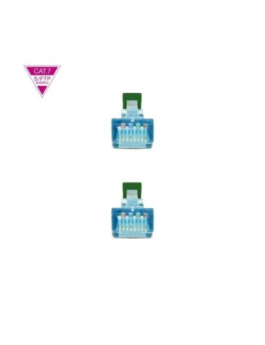 Cable de Red RJ45 SFTP Nanocable 10.20.1700-L25-GR Cat.7/ 25cm/ Verde