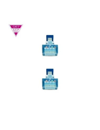 Cable de Red RJ45 SFTP Nanocable 10.20.1701-BL Cat.7/ 1m/ Azul