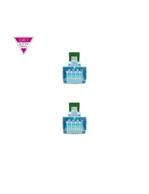 Cable de Red RJ45 SFTP Nanocable 10.20.1702-GR Cat.7/ 2m/ Verde