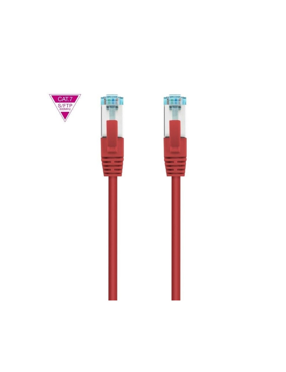 Cable de Red RJ45 SFTP Nanocable 10.20.1702-R Cat.7/ 2m/ Rojo