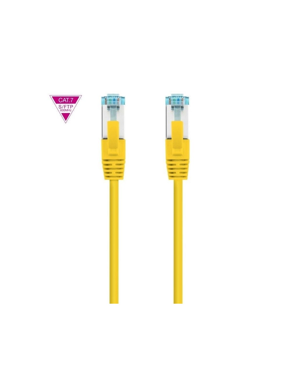 Cable de Red RJ45 SFTP Nanocable 10.20.1702-Y Cat.7/ 2m/ Amarillo