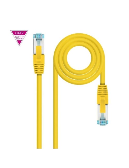 Cable de Red RJ45 SFTP Nanocable 10.20.1702-Y Cat.7/ 2m/ Amarillo