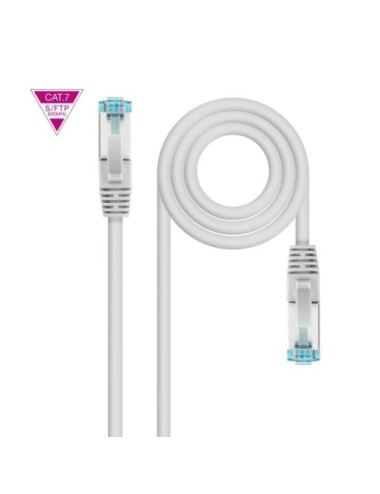 Cable de Red RJ45 SFTP Nanocable 10.20.1703 Cat.7/ 3m/ Gris