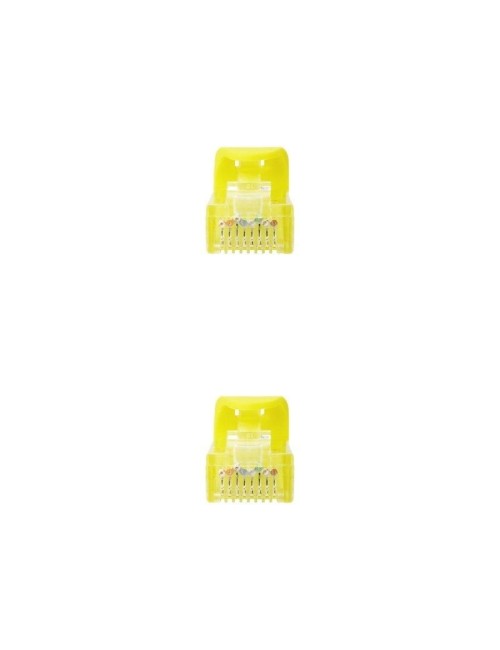 Cable de Red RJ45 UTP Nanocable 10.20.1800-L25-Y Cat.6A/ LSZH/ 25cm/ Amarillo